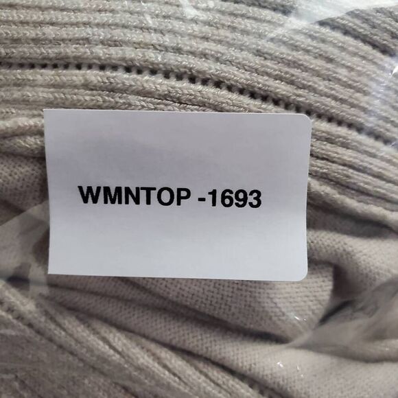 Christopher & Banks Large Tan Cardigan Sweater - Picture 8 of 8